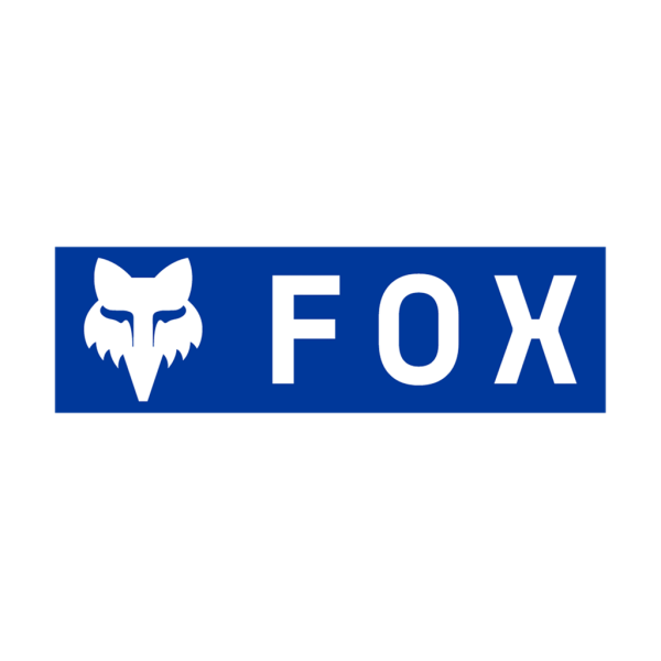 Fox Racing Corporate Logo 3", blue